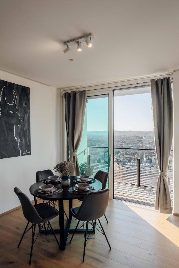 Design Apartment With Amazing View Over Vienna 2 Ngoại thất bức ảnh